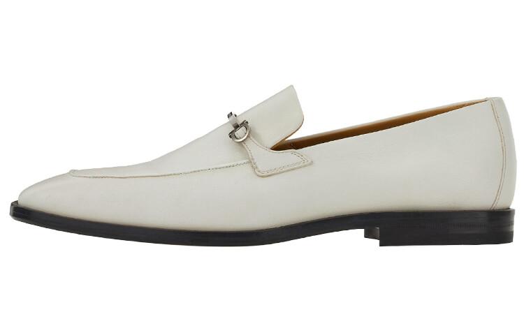 Кожаные мокасины с логотипом Ferragamo