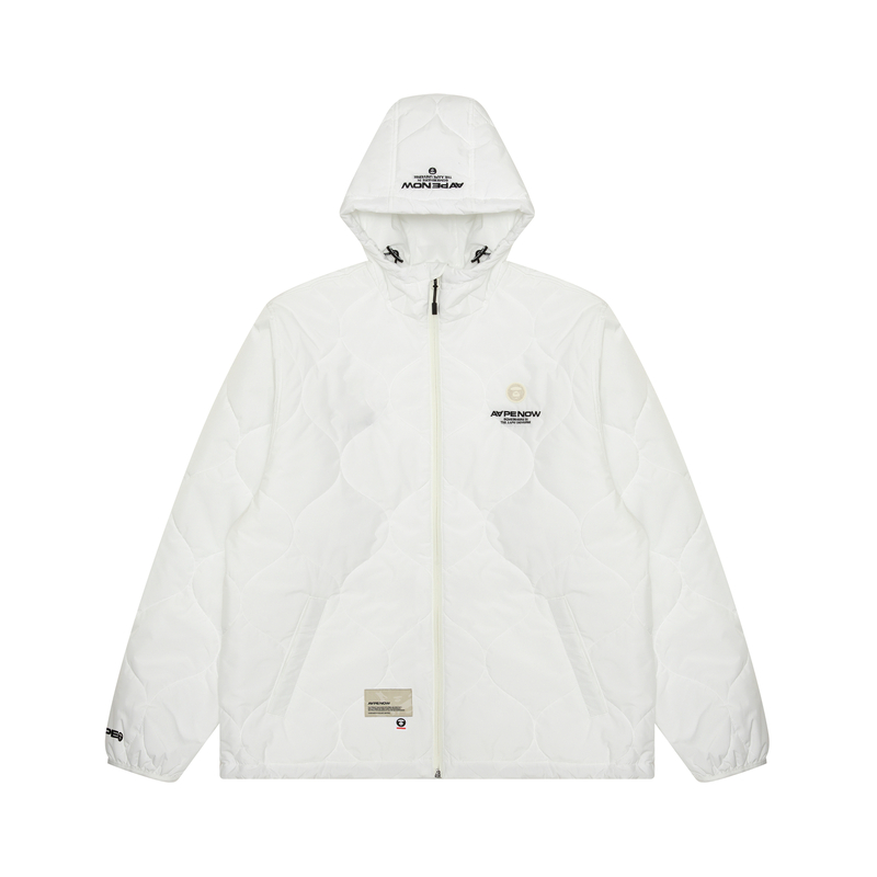 

Aape Стеганая куртка с утеплителем из рипстопа, White IVX