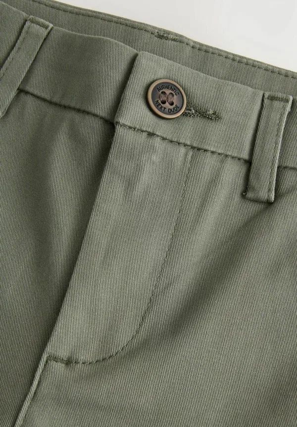 Брюки чинос Next, olive green, оливково-зеленый — фото 2
