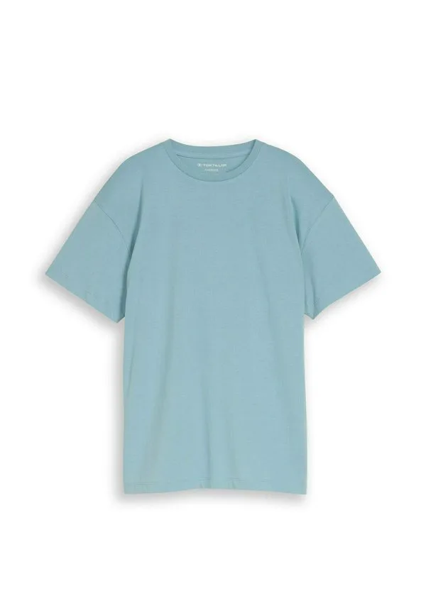 Футболка с принтом оверсайз Tom Tailor, Light Teal