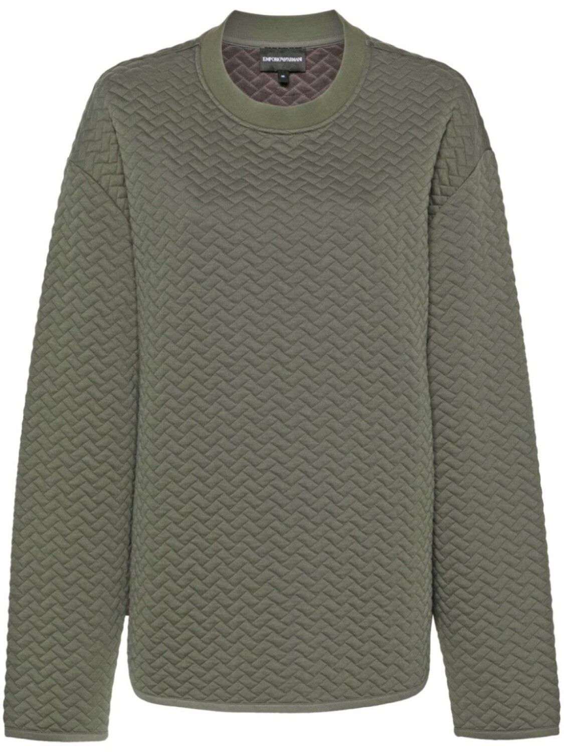 

Emporio Armani стеганая толстовка, зеленый