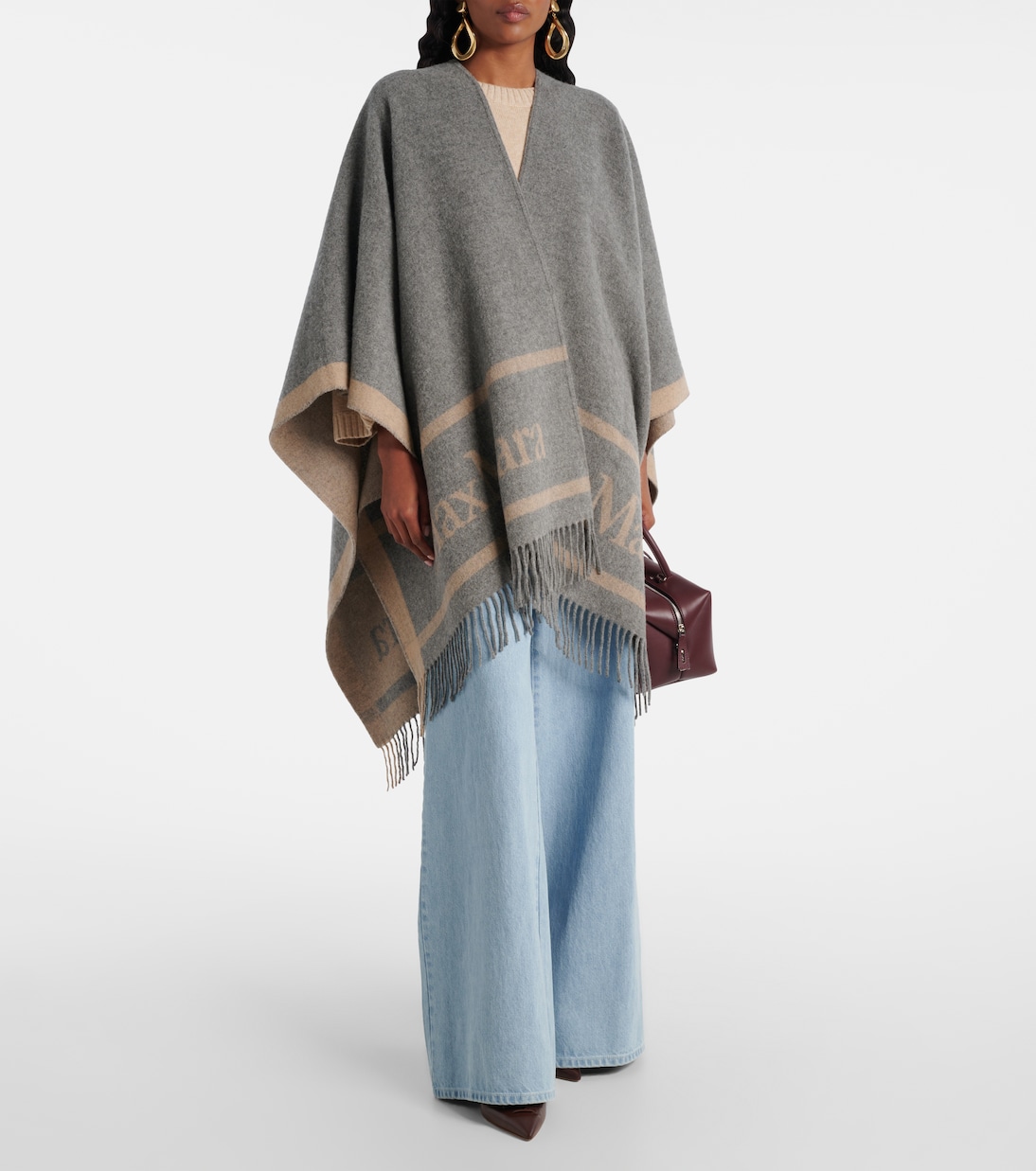 Affari джинсы с высокой посадкой и широкими штанинами Max Mara, Chiaro Pulito — фото 2