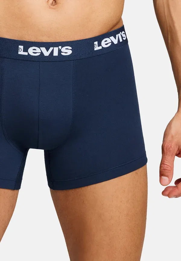 Трусы мужские Levis Repeat Logo Boxer 6 Pack, темно-синий — фото 3