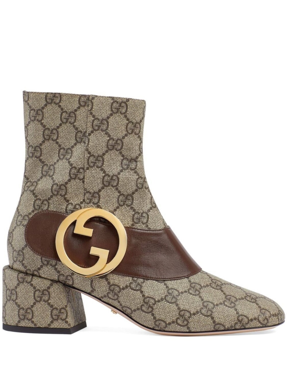 

Gucci ботильоны Blondie с узором GG Supreme, нейтральный цвет