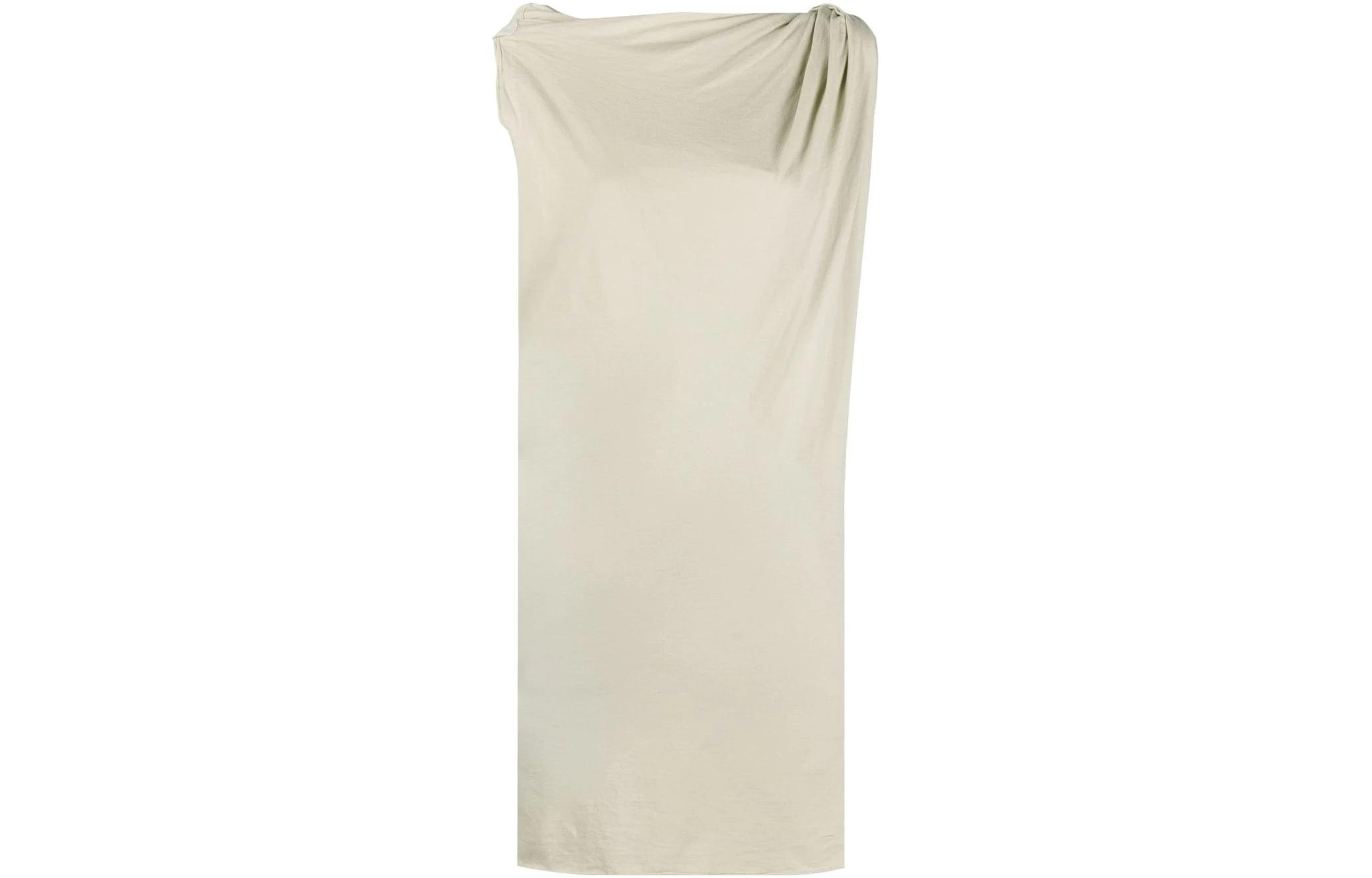 

Женское платье без рукавов светло-умбра Rick Owens DRKSHDW