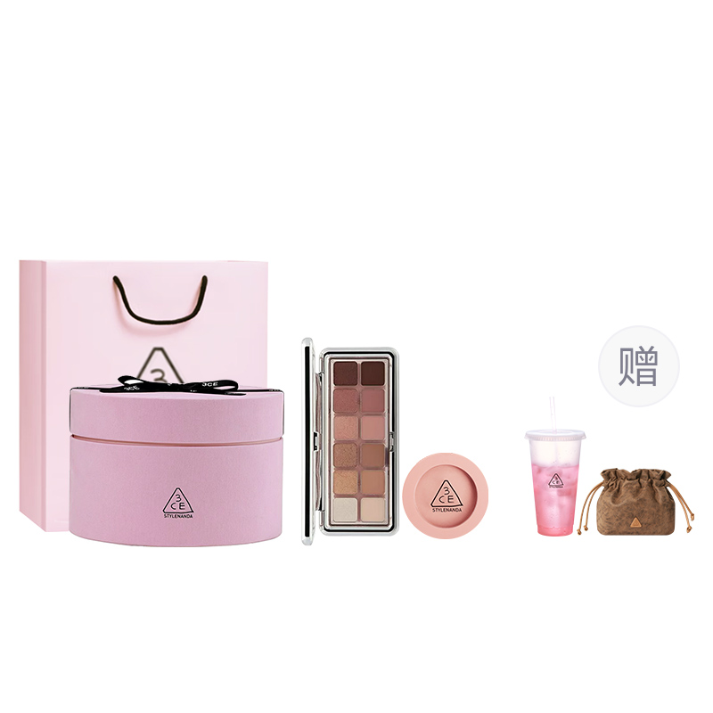 

Тени для век двенадцати цветов монохромный румяна наборы для макияжа легко растушевываются шиммер матовые 3CE