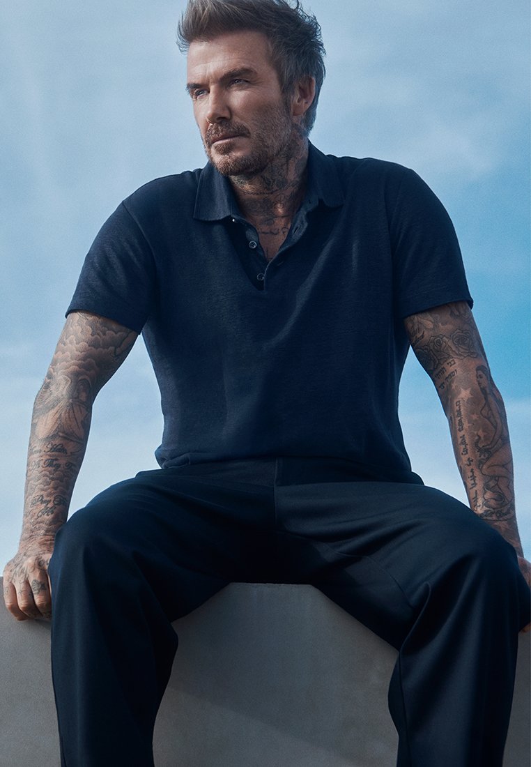 

Брюки BECKHAM X TROUSERS BOSS, темно-синий