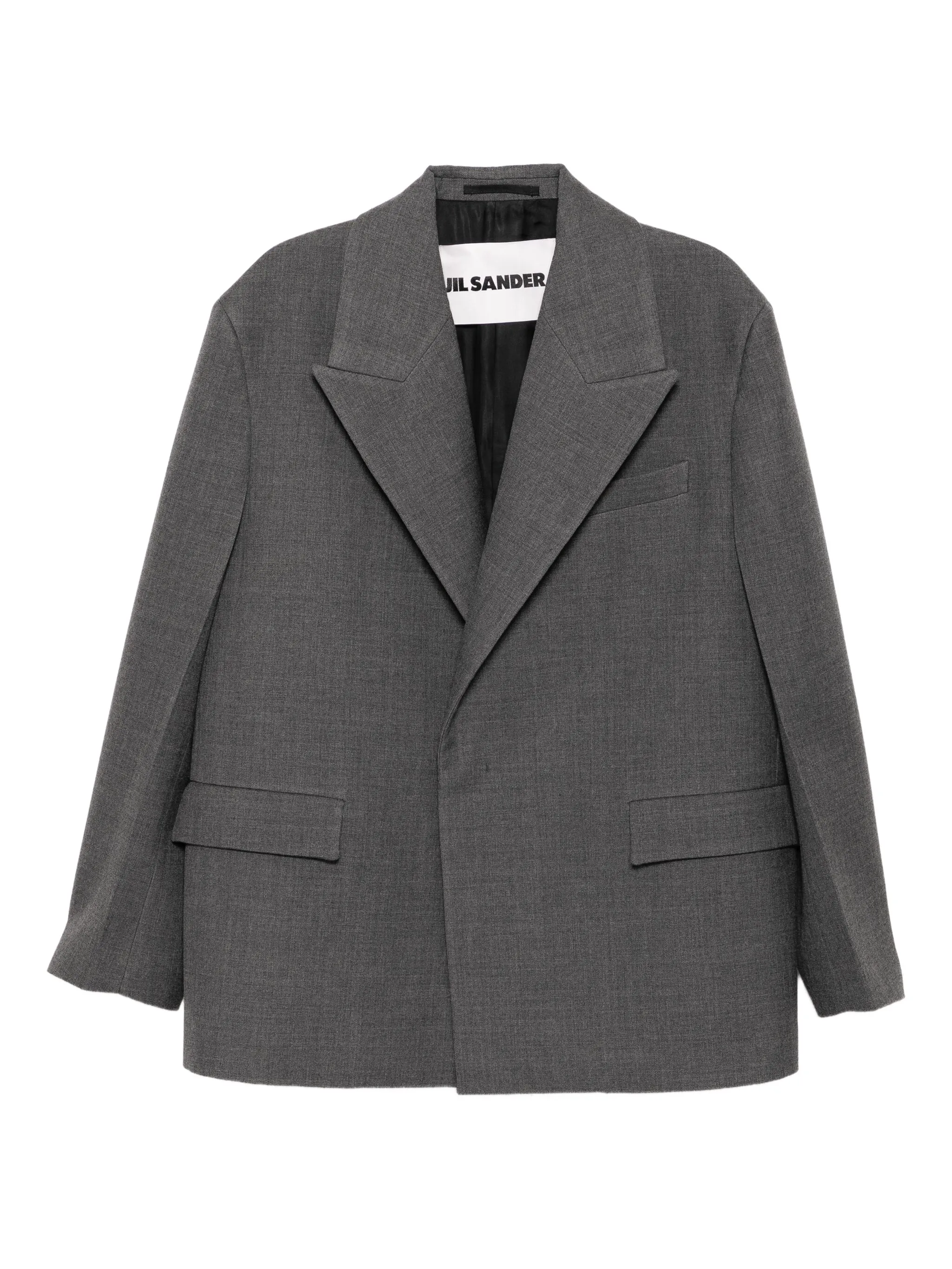 

Однобортный пиджак Jil Sander, серый