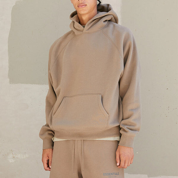 Толстовка fw21 pullover logo hoodie 'harvest' Fear Of God Essentials, коричневый — фото 4