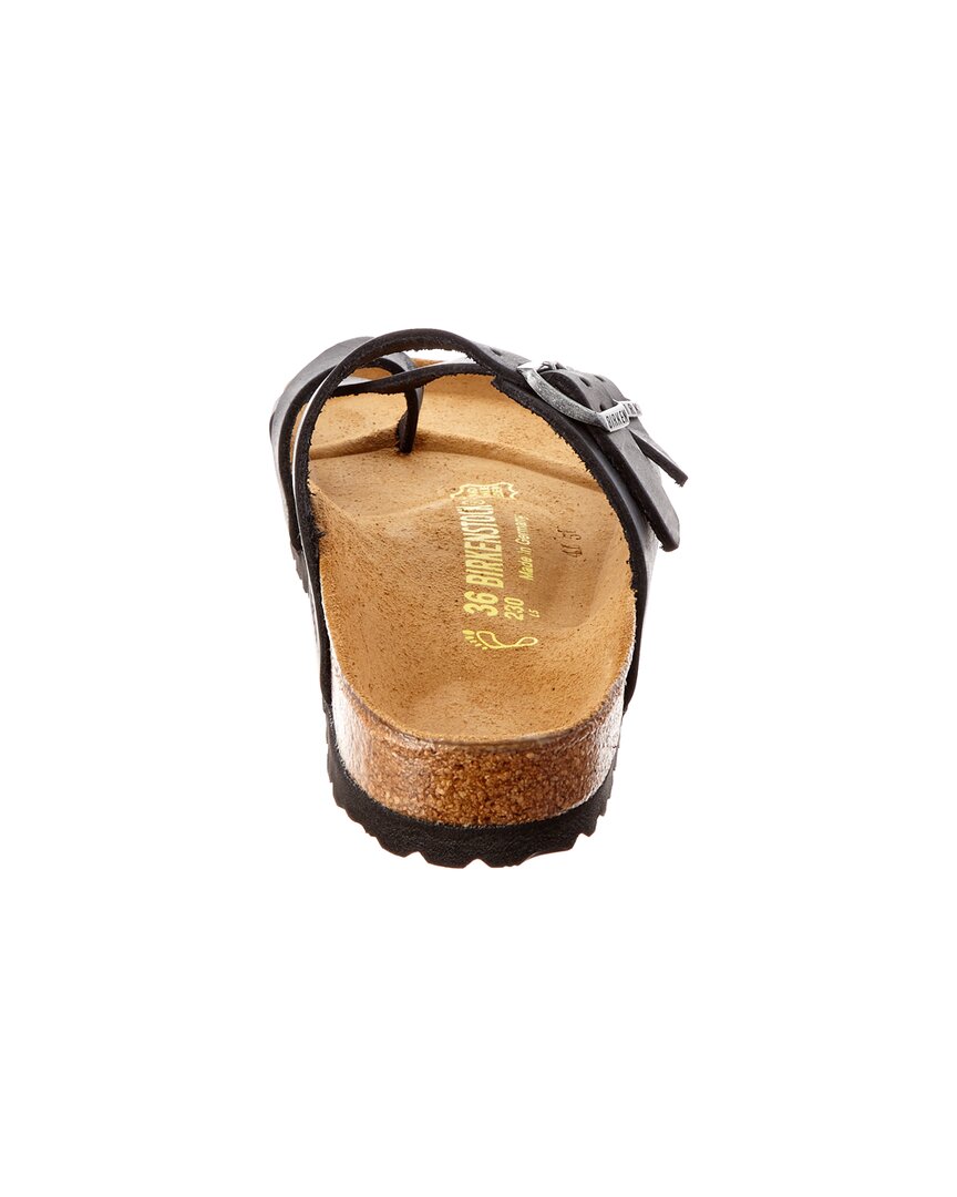 Биркенсток Женские Майари Кожаные Сандалии Birkenstock, черный — фото 3