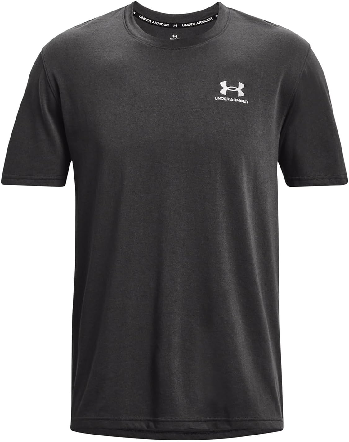 

Мужская футболка Under Armour с коротким рукавом из плотной ткани, (010) Jet Gray/Rise