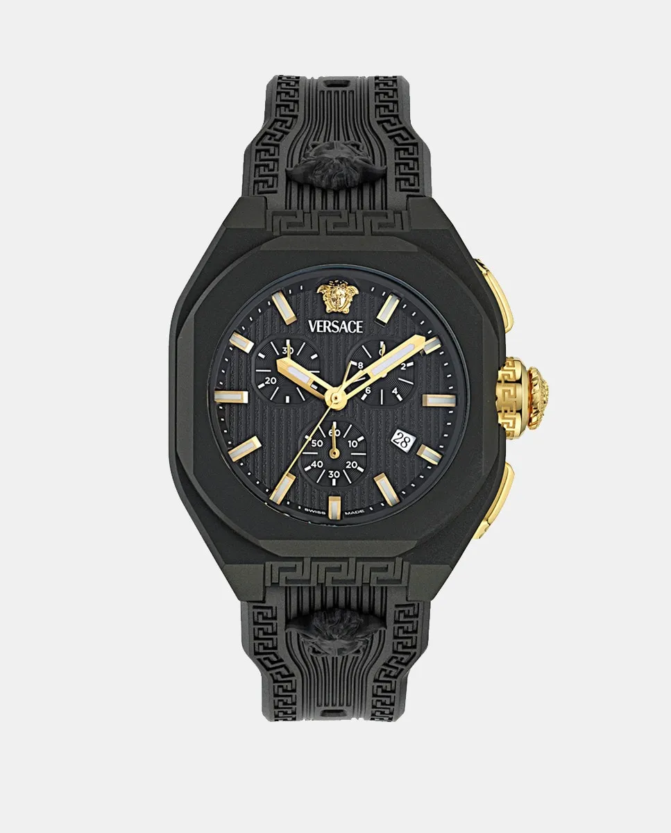

Мужские часы V-Legend Chrono VE9L00124 из черной керамики Versace, черный