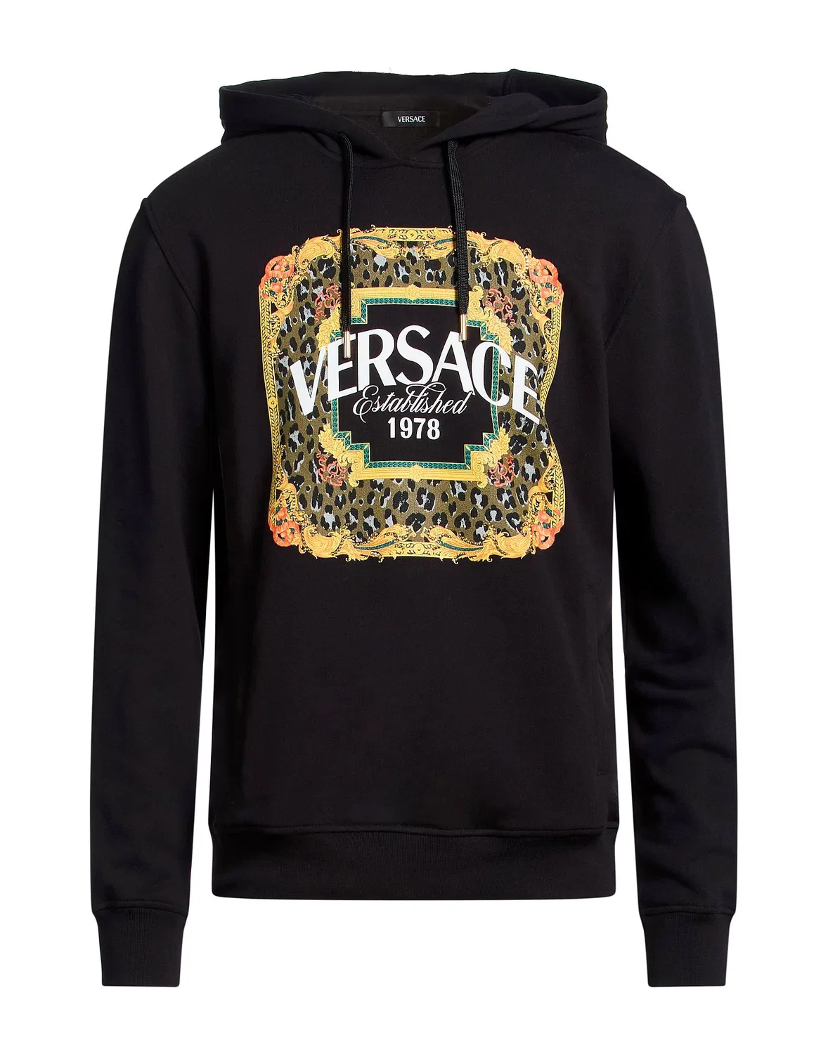 Свитшот с принтом VERSACE черный
