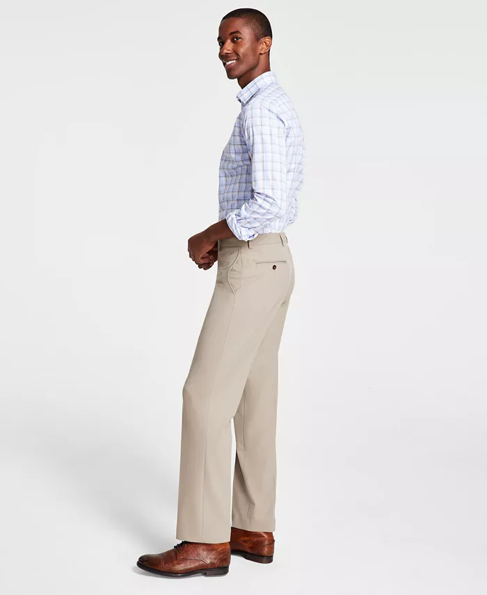 

Мужские классические брюки Performance Dress Pants Michael Kors, коричневый/бежевый