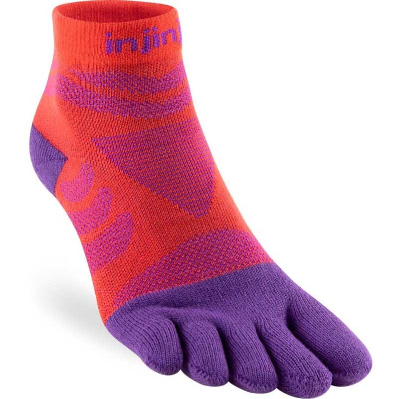 

Носки Injinji Ultra Run Mini-Crew, оранжевый
