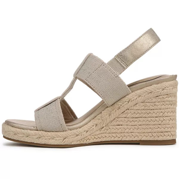 Женские эспадрильи на клиньях Tallulah Lifestride, цвет gold faux leather — фото 2