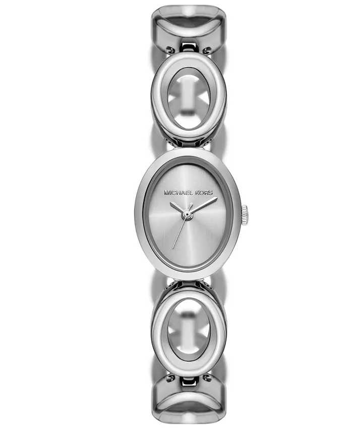 

Женские часы Maude с тремя стрелками из нержавеющей стали серебристого оттенка, 22 мм Michael Kors