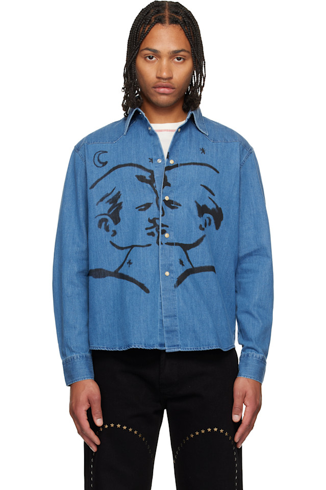 

Carne Bollente Синяя моя любимая джинсовая рубашка