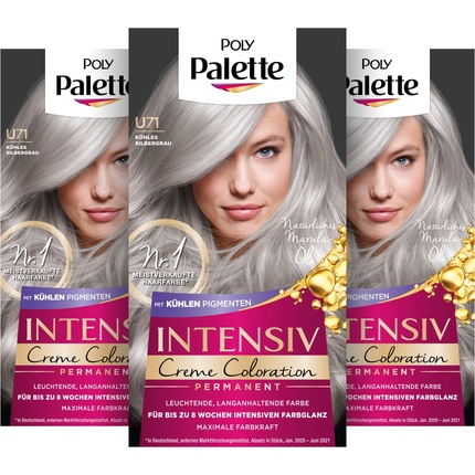 

Schwarzkopf Poly Intensive Cream Hair Color U71 Cool Palette