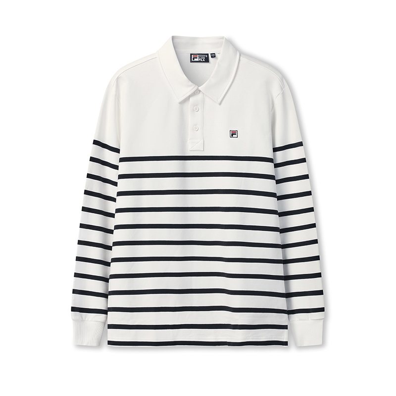 

FILA Поло Heritage мужское облачно-белое, Белый, FILA Поло Heritage мужское облачно-белое