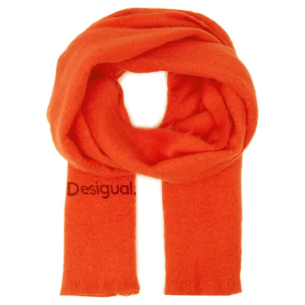

Шарф Desigual, оранжевый