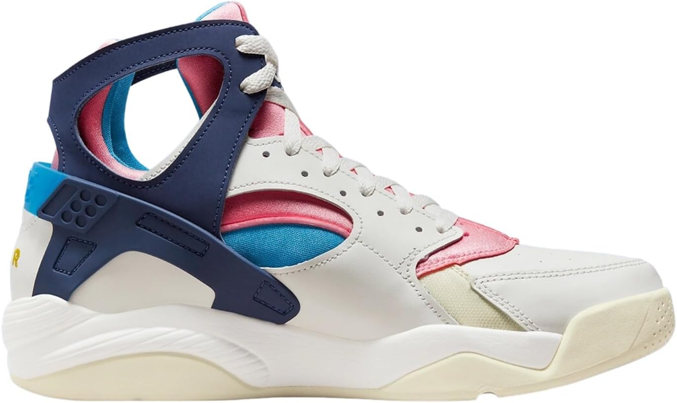 Мужские кроссовки Nike Air Flight Huarach «Lakers Away», White/Multicolor — фото 2