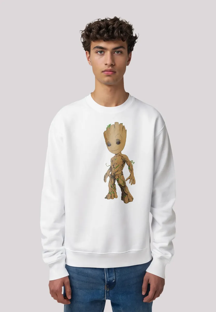 

Толстовка F4NT4STIC "Marvel Guardians of the Galaxy I am Groot", премиум качество, белый