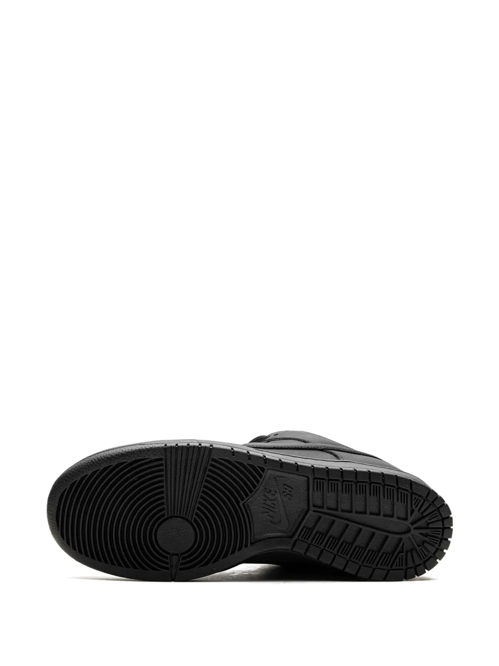 Кроссовки SB Dunk Triple Black/Orange Nike, черный — фото 4