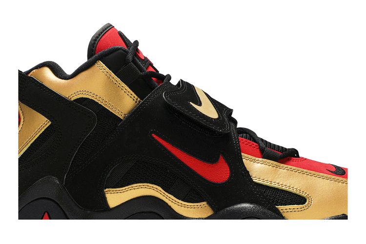 Кроссовки Air Barrage Mid 'Metallic Gold', золотой — фото 2