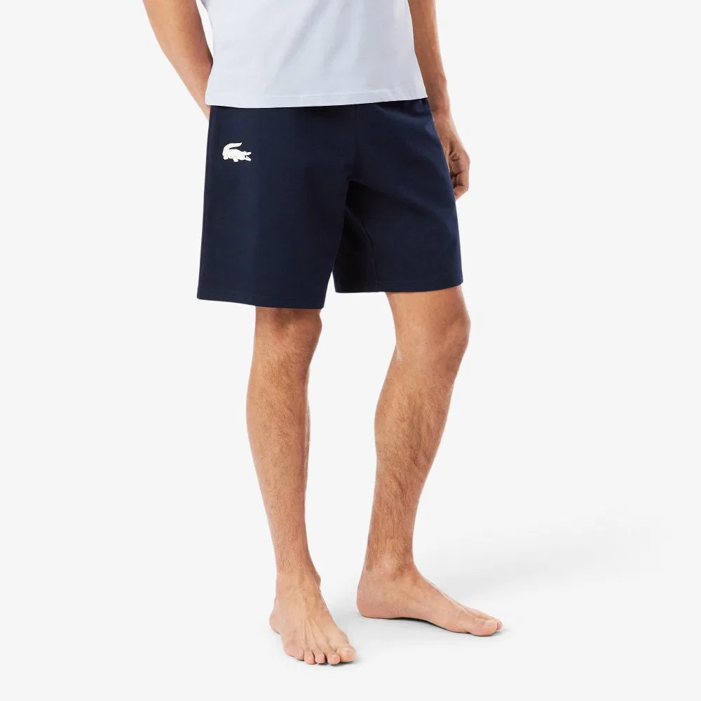 Мужские базовые домашние брюки тёмно-синие от Lacoste — фото 2