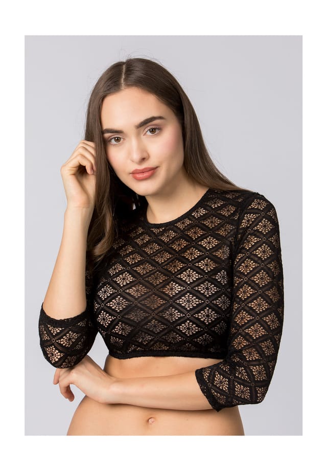 

Блузка дирндль Холли Stockerpoint, черный