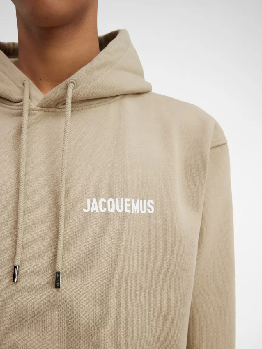 

Толстовка с капюшоном Le Jacquemus Jacquemus, светлый хаки