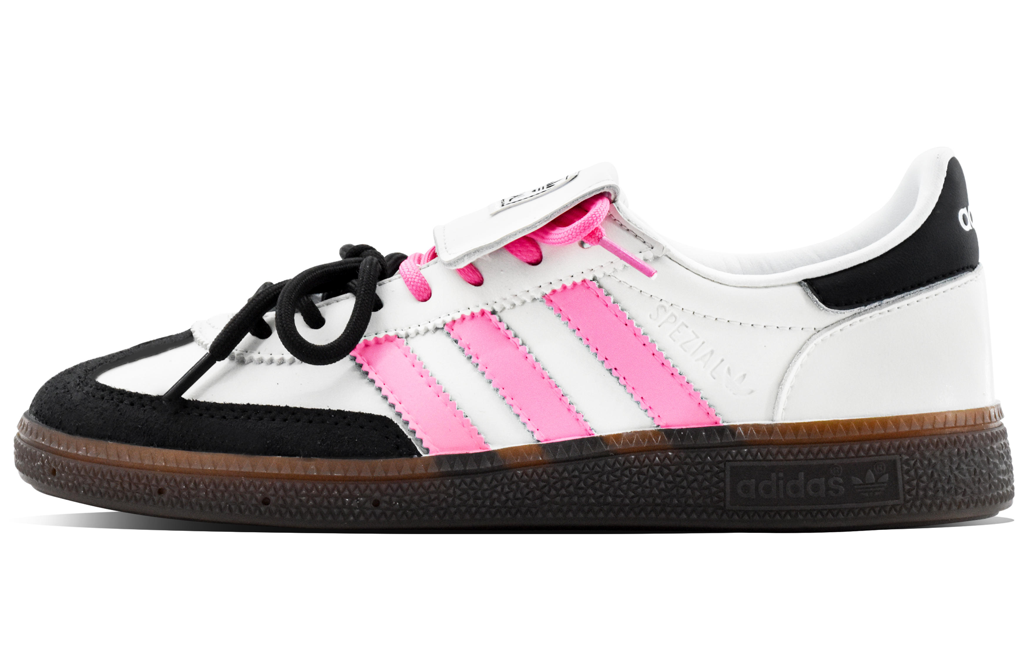 

Adidas Originals Кроссовки для скейтбординга HANDBALL SPEZIAL, износостойкие, розовые, низкие, мужские, розовые, белые