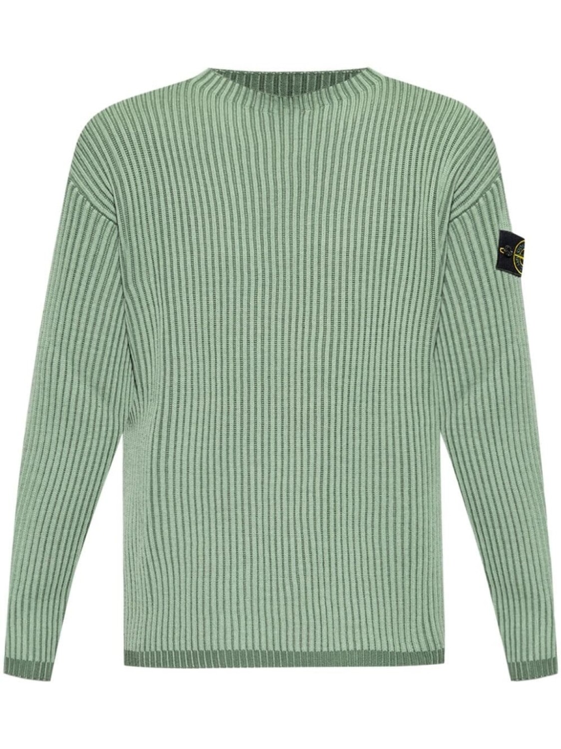 

Stone Island джемпер из натуральной шерсти в рубчик, зеленый
