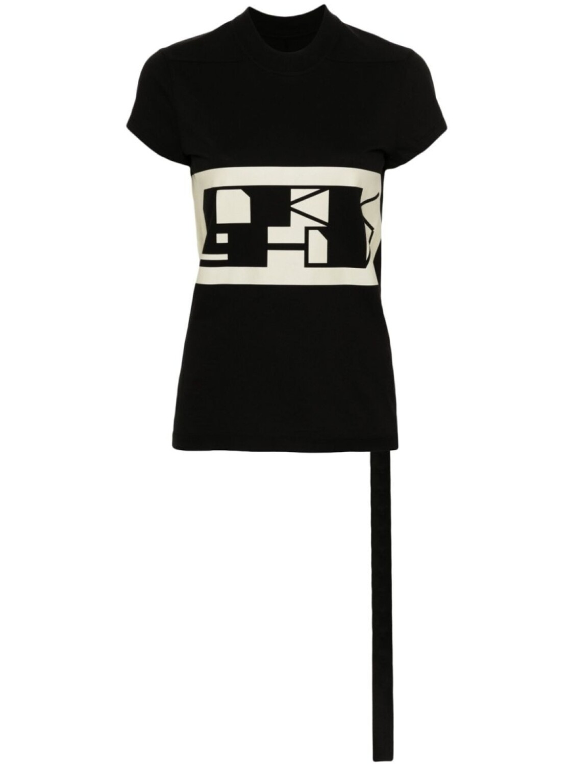 

Rick Owens футболка с логотипом, черный