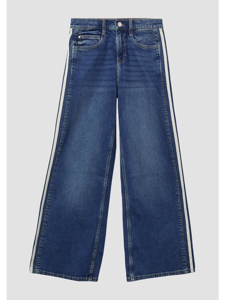 

s.Oliver Джинсовые брюки с широкими штанинами, цвет 55Z7_синий