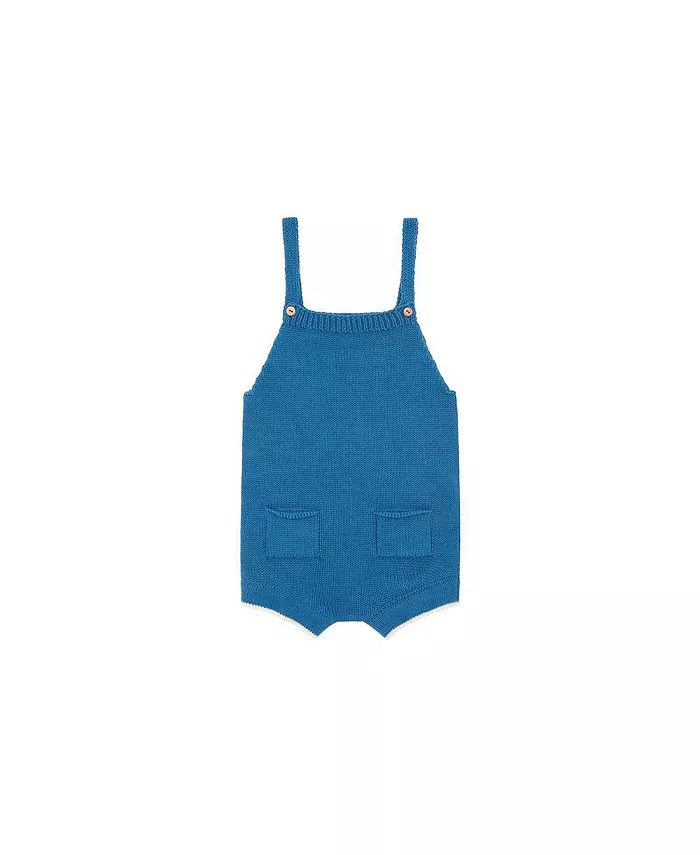 

Детский комбинезон из органического хлопка Nordic Knit Vild House of Little, синий