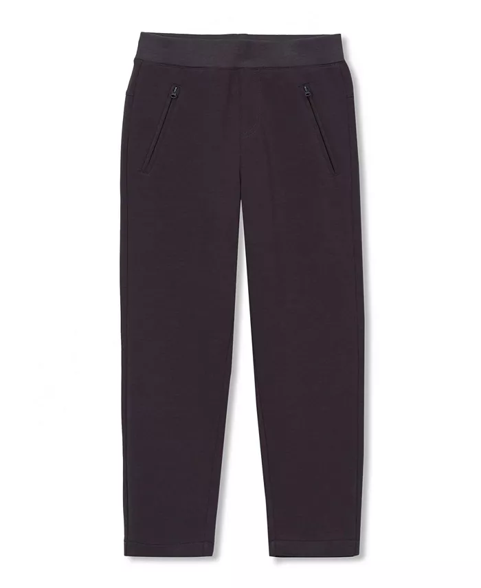 

Трикотажные брюки Husky Iron Knee Tech Knit для мальчиков Lands' End, черный