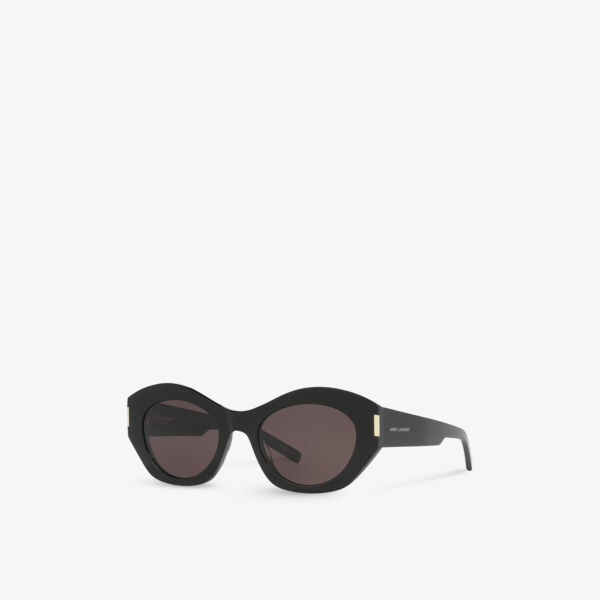 Солнцезащитные очки в оправе «кошачий глаз» Sl639 из ацетата Saint Laurent, черный — фото 2
