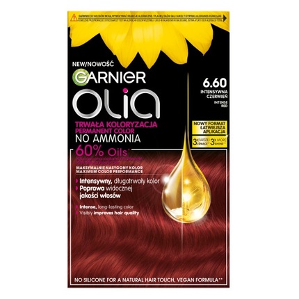 

Olia Краска для волос 660 Насыщенный красный Garnier