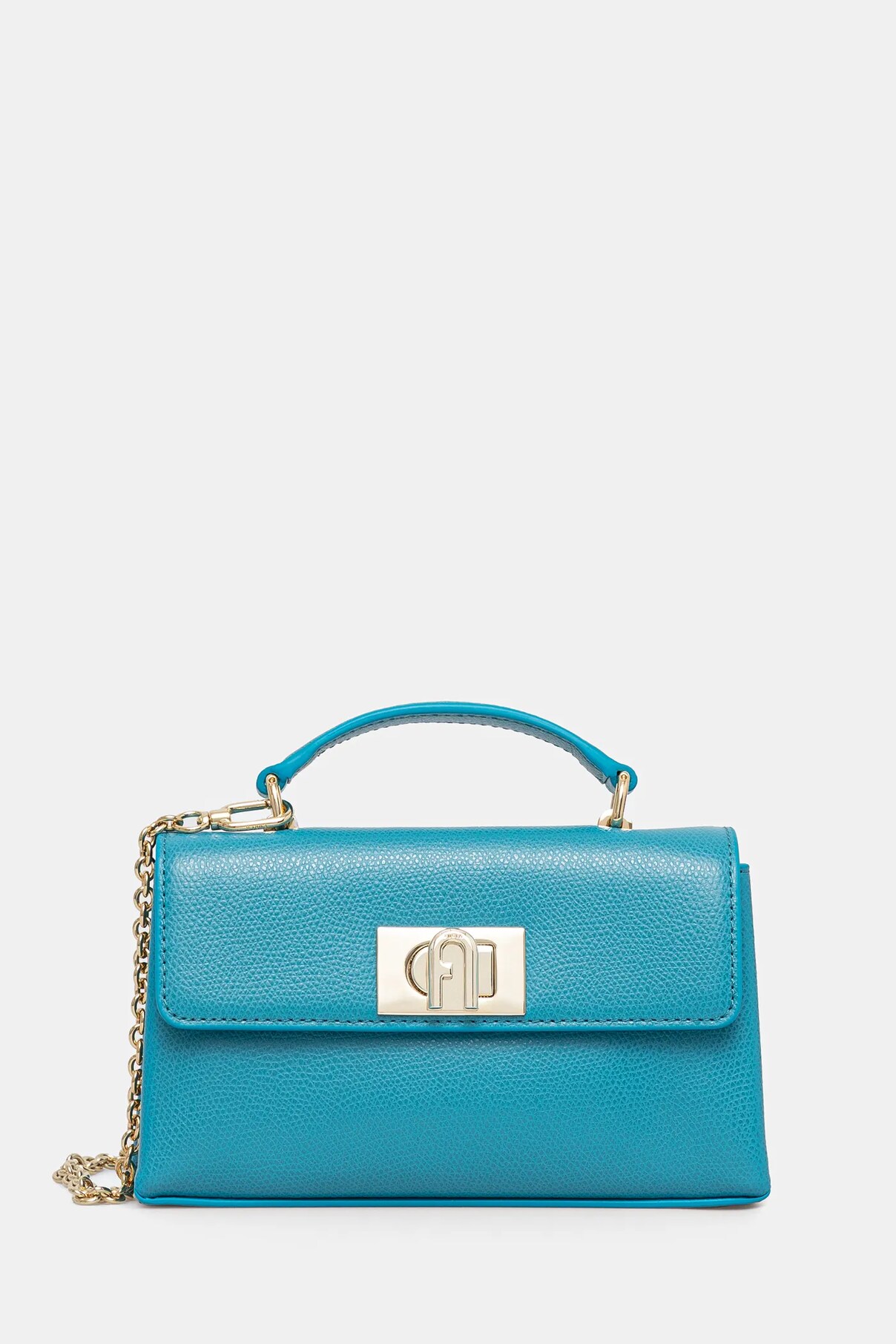 

Сумка из кожи Furla, синий