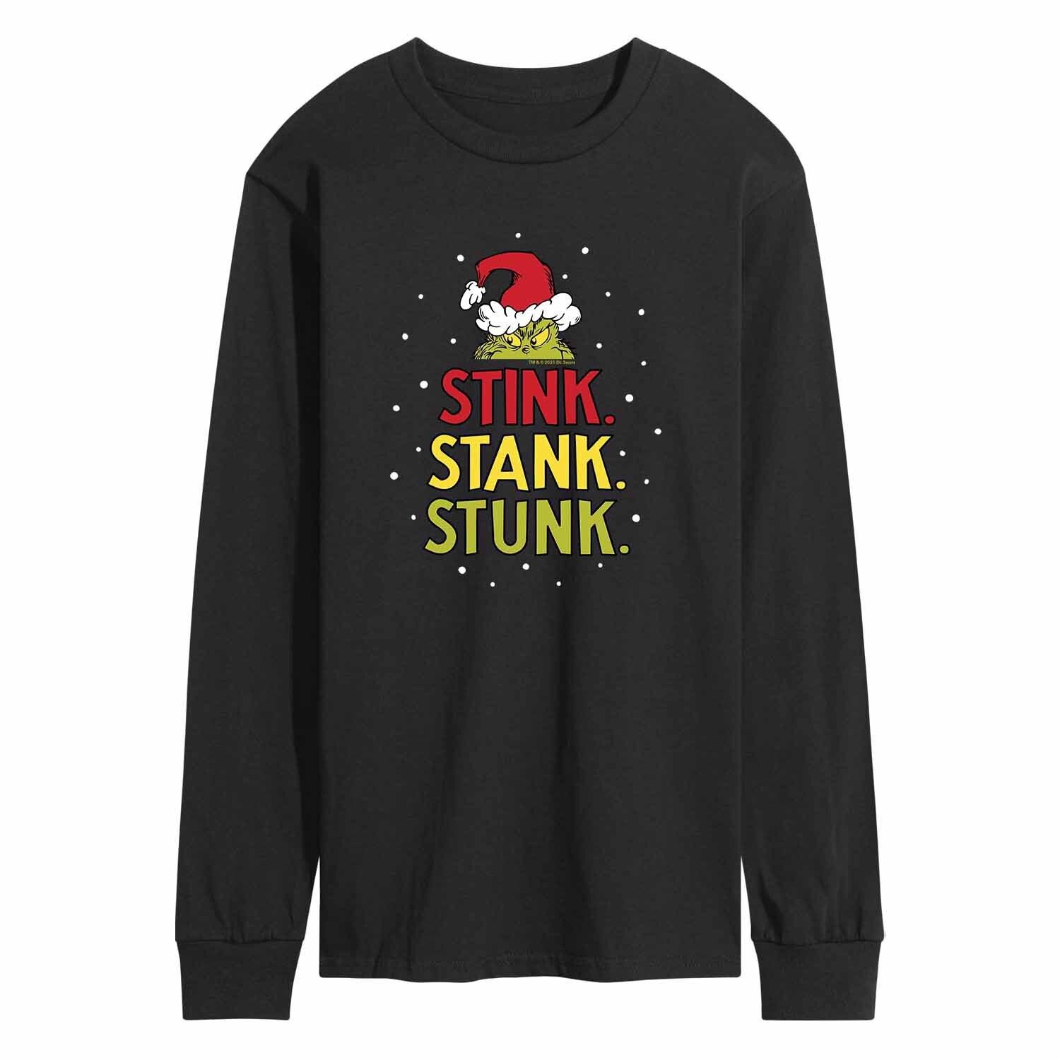 

Мужская футболка Dr. Seuss The Grinch "Stink Stank Stunk" Licensed Character