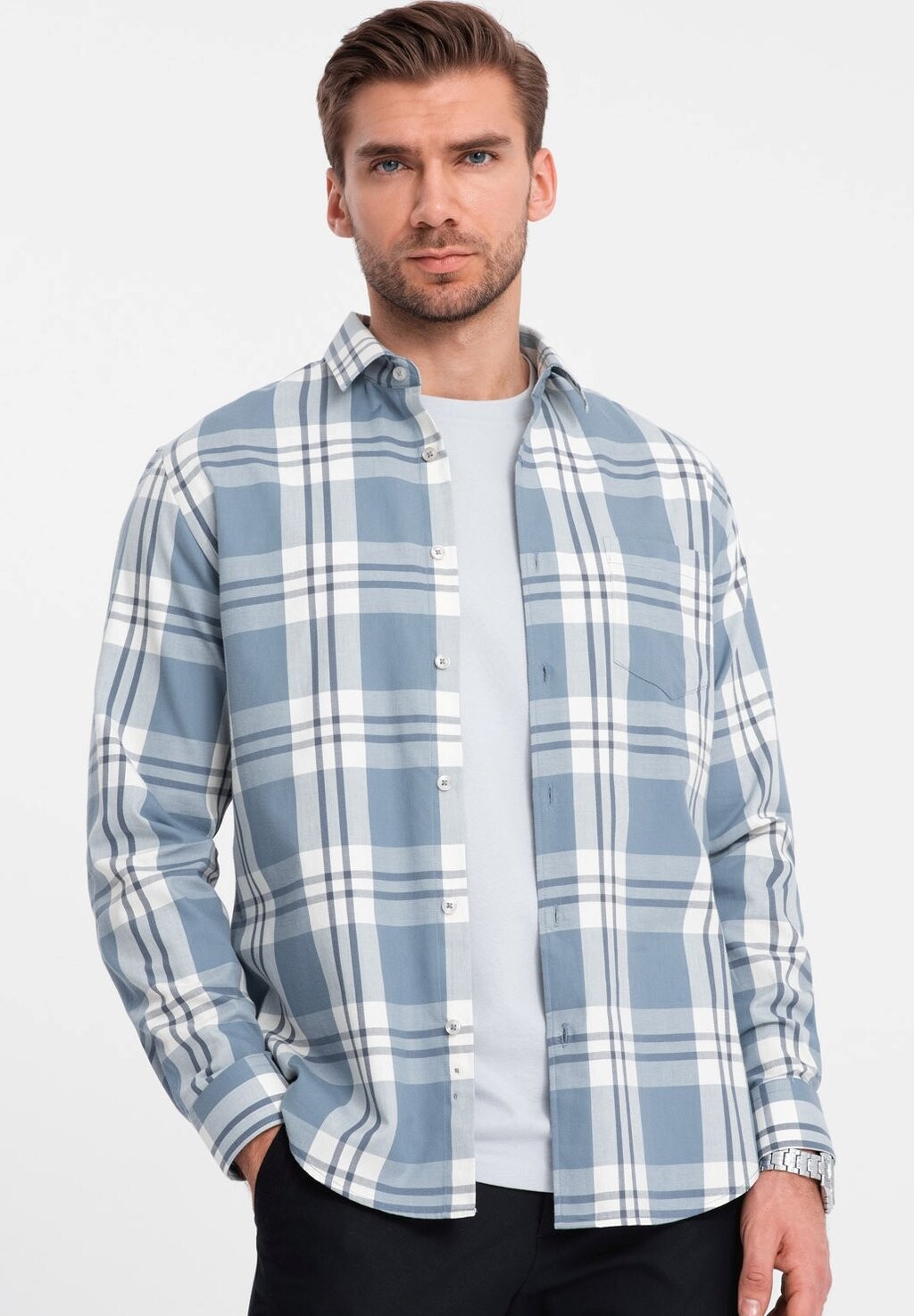 

Рубашка LEISURE Ombre, цвет blue