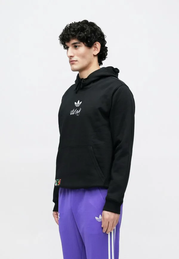 Толстовка с изображением боба марли Adidas Originals, Black — фото 4