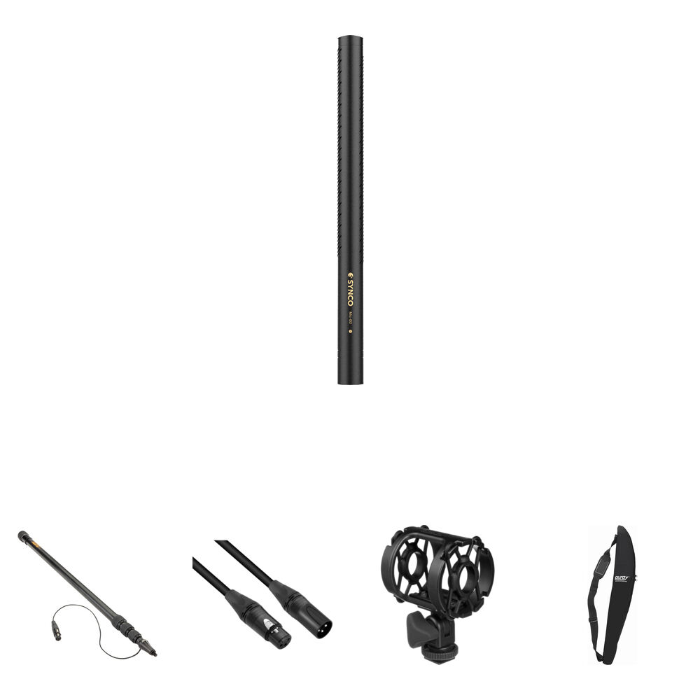 

Комплект микрофона-пушки Synco Mic-D2 с гиперкардиоидным микрофоном и аксессуарами