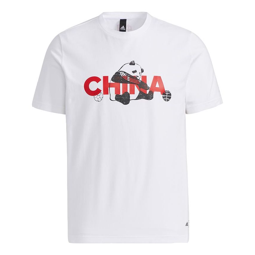 

Футболка adidas China Tee M 2 Printed Crew Neck Short-sleeved White, белый