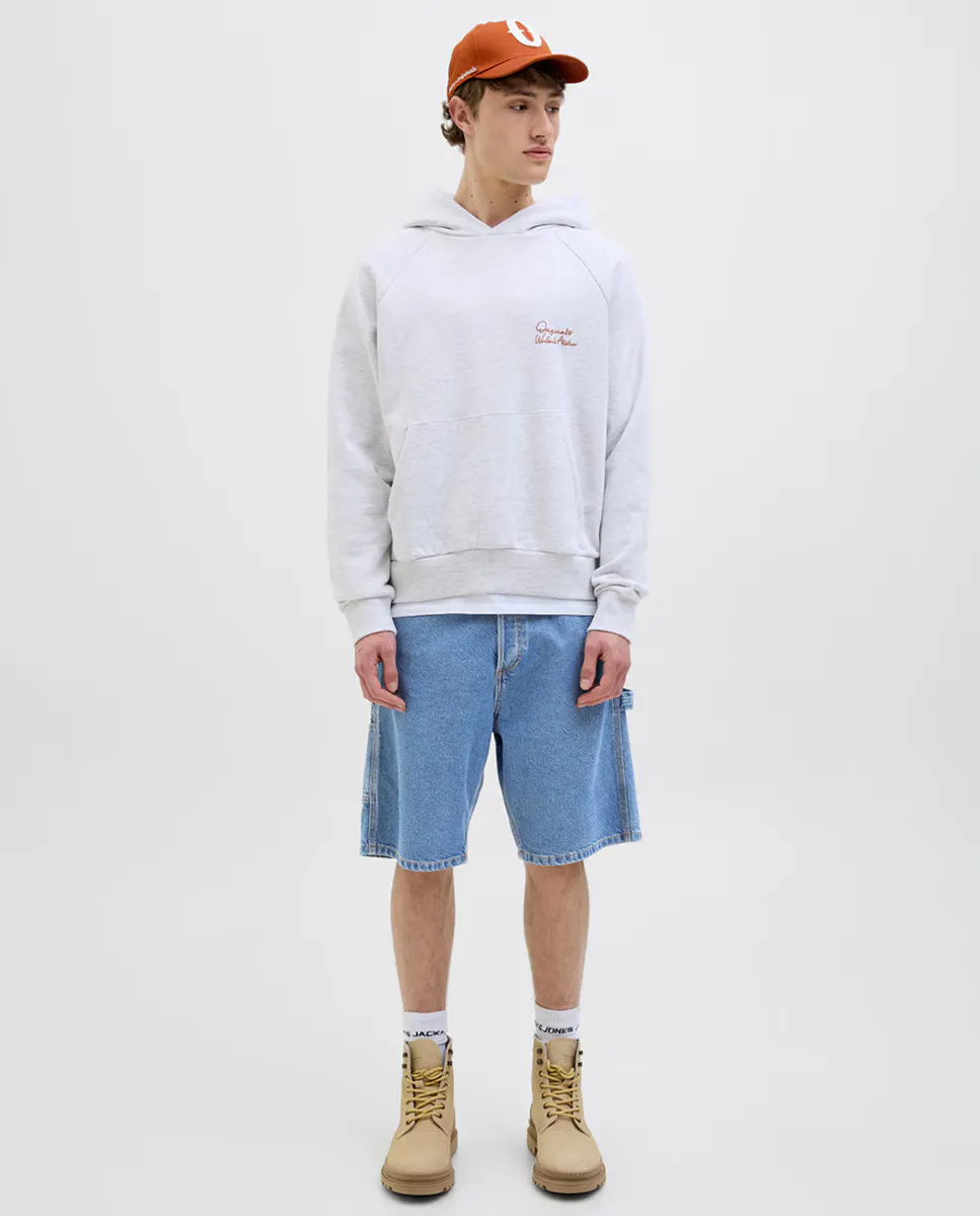 

Мужские мешковатые джинсовые шорты-бермуды Jack & Jones, синий