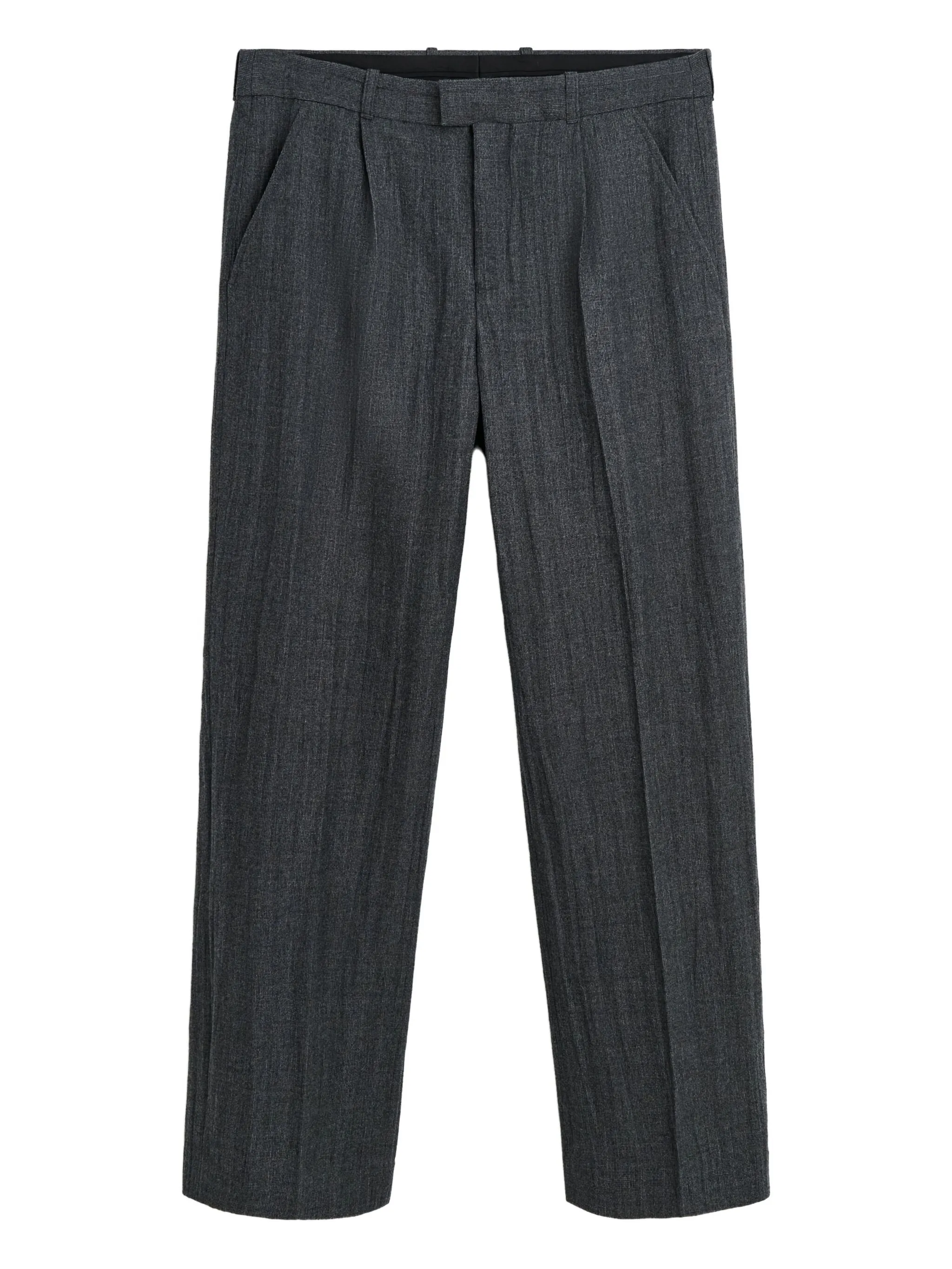 

Фактурные брюки прямого кроя Our Legacy, серый