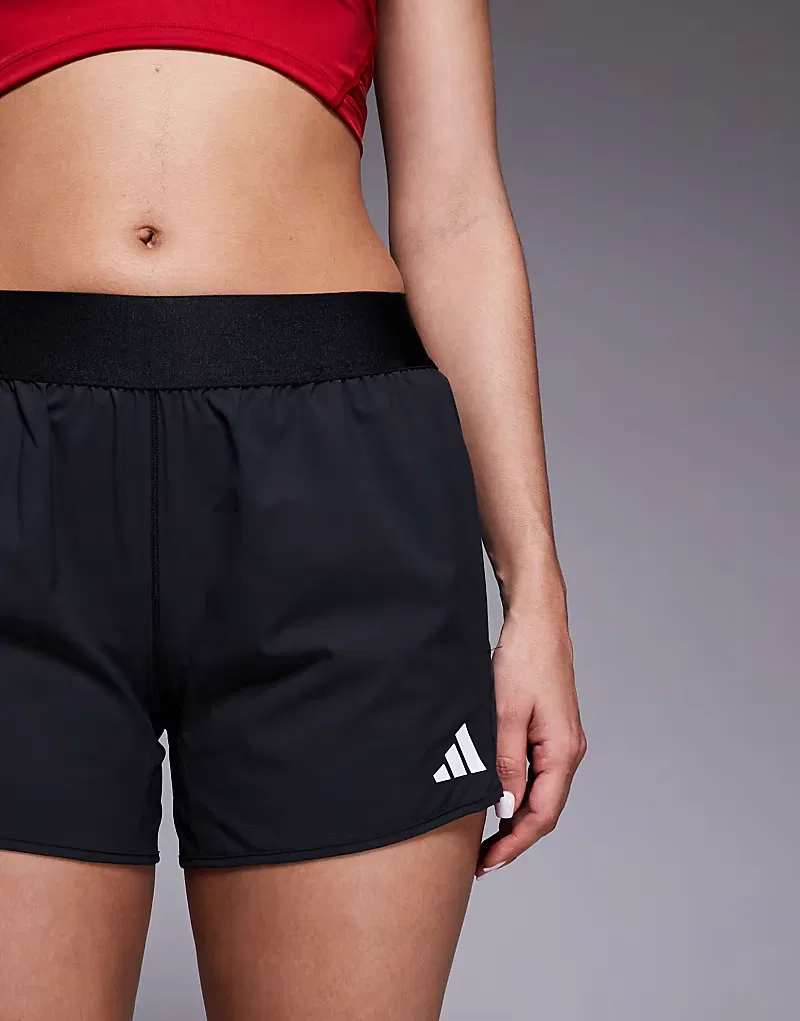 Беговые шорты Adidas Performance Flex Pacer, черный — фото 4