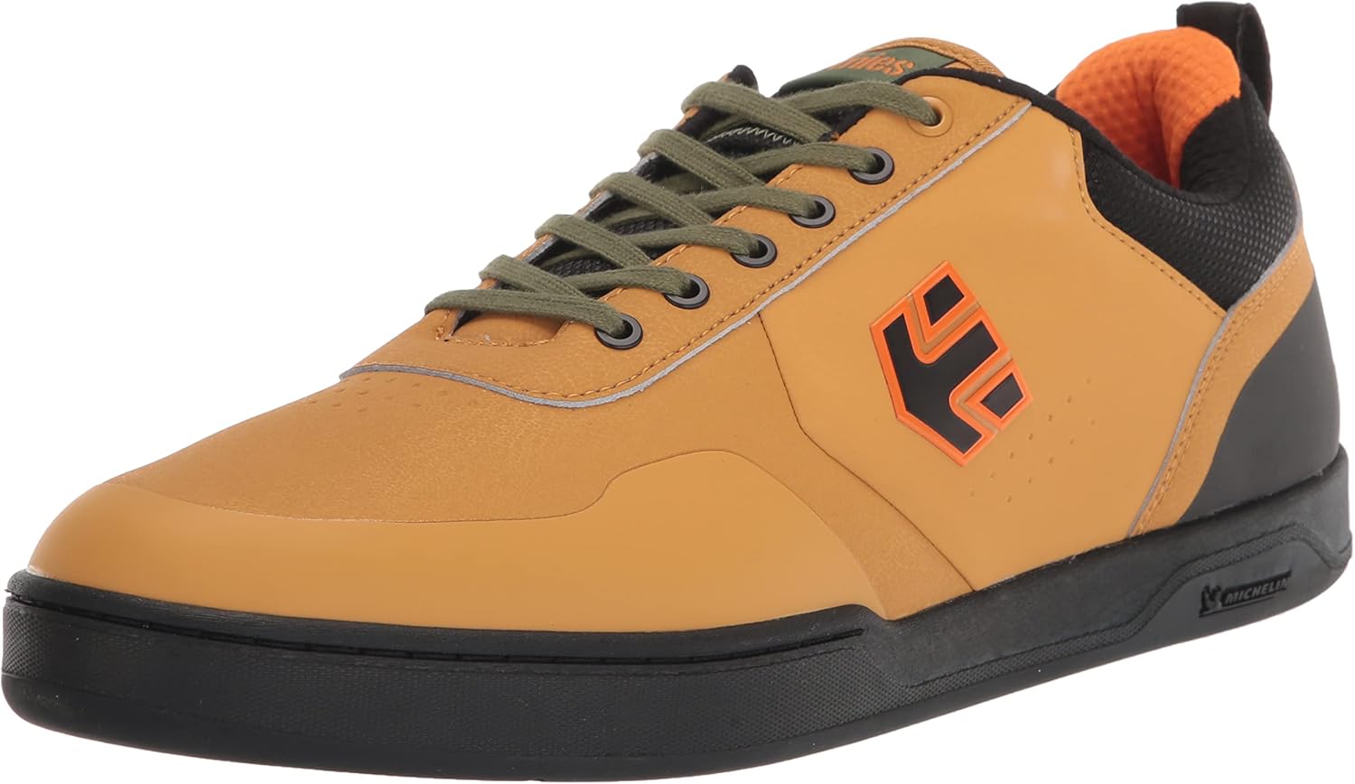 

Мужские велосипедные кроссовки Etnies Culvert с низким верхом и резиновой подошвой Michelin для скейта, золотой/черный